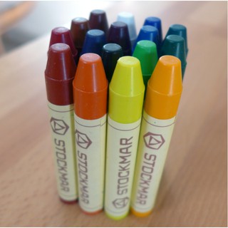 ชุดที่2 - สีเทียน ขี้ผึ้งแบบแท่ง สีเดี่ยว Stockmar Wax Stick Crayons - Single Colour ชุดที่2