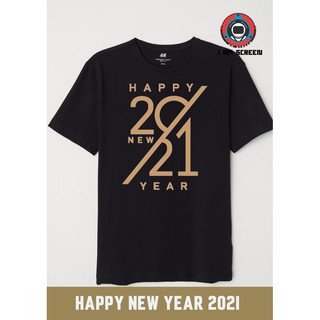 เสื้อปีใหม่ 2021  สีดำ เนื้อผ้านุ่ม หนา ใส่สบาย