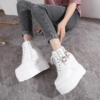 (SP136)⛱️𝙨𝙝𝙤𝙚𝙨 รองเท้าเสริมส้น สูง13.5cm Sz.34-39 (ขาว,ดำ)**𝓟𝓻𝓮-𝓞𝓻𝓭𝓮𝓻