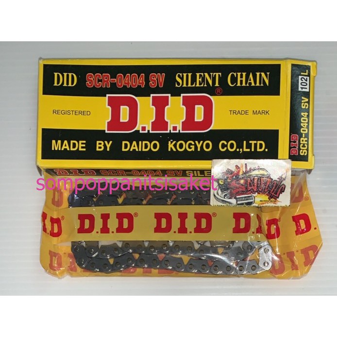 โซ่ราวลิ้น แฟนทอม200 (4จังหวะ) เดิม D.I.D(ดีไอดี)-0404-102