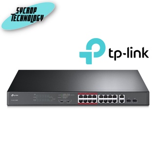 TP-LINK TL-SL1218MP Unmanaged PoE Switch 16-Port 100Mbps, 2 Port Gigabit, POE 192W ประกันศูนย์ เช็คสินค้าก่อนสั่งซื้อ