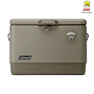 Coleman JP 54Qt Steel Belt Cooler Sage (Model 2159598) กระติกใส่น้ำแข็ง ขนาด 54Qt