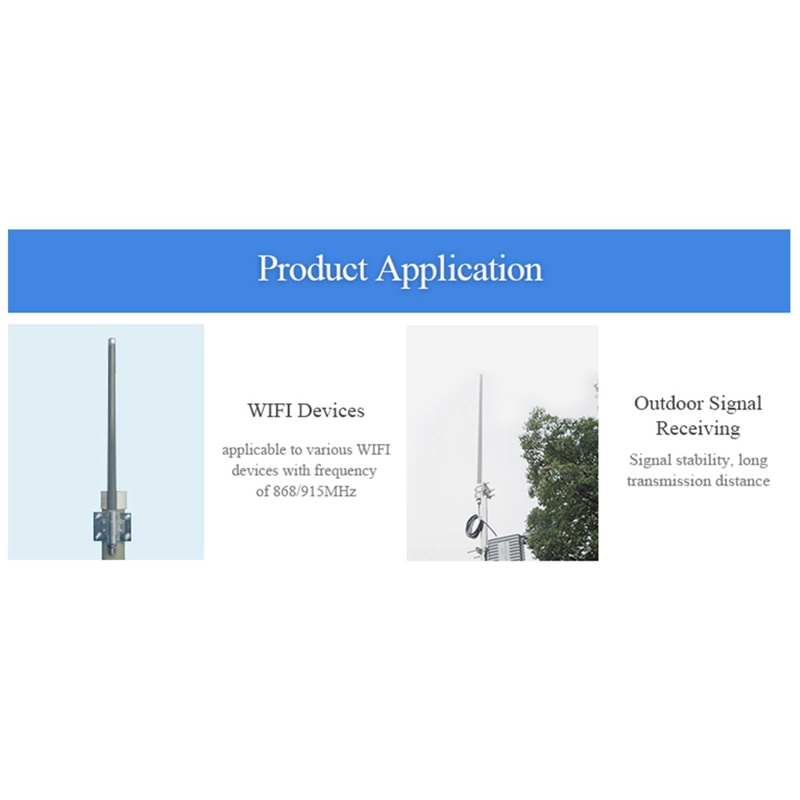 868MHz 915MHz Wifi Antenna Outdoor N-J Connector High Gain 8DBi LTE ...
