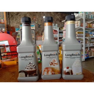 LongBeach ซอสสำหรับแต่งหน้าเครื่องดื่มและขนมหวาน ปริมาตรสุทธิ 900 กรัม