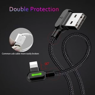 สายชาร์จ90องศา ของแท้ แพ๊คกล่อง PD type C แบรนด์Mcdodo ip. , type C และMicro cable 90 degree (Black)