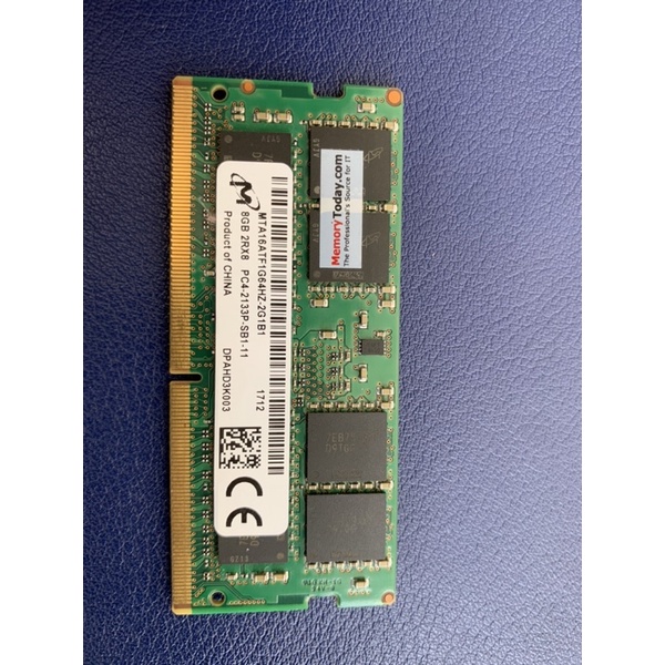 Ram notebook ddr4 8 GB bus2133