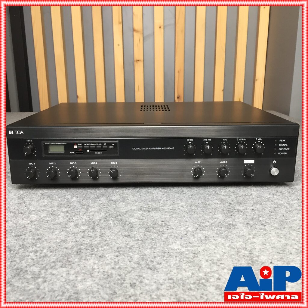 TOA A-3248DME Digital Mixer Amplifier 480W สีดำ
