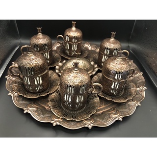 ชุดกาแฟตุรกีสไตล์ Ottoman /Turkish coffee cup 6 ที่