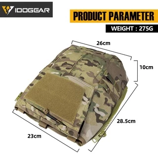 Idogear กระเป๋ายุทธวิธีมีซิปบนแผง สําหรับ CPC JPC2.0 Vest Multi-function Tool Pouch Panel Pouch 3531