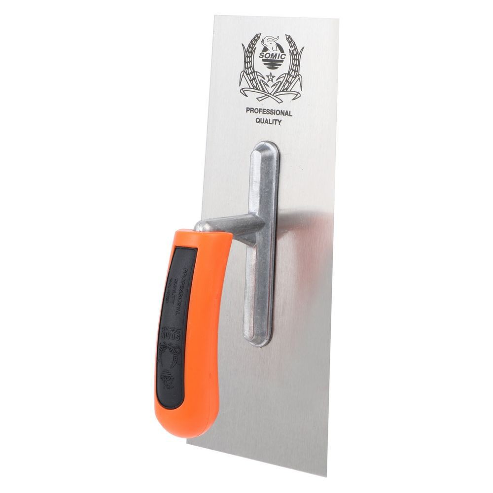 เกรียงขัดมัน ด้ามพลาสติก SOMIC 10 นิ้ว  10" PLASTER'S TROWEL SOMIC TROWEL