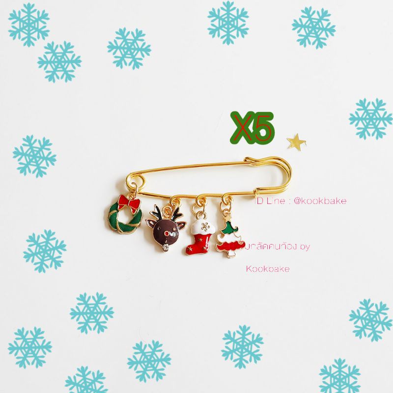 เข็มกลัดคนท้องน่ารักๆX'Mas(พร้อมส่งจากไทย) - รูปที่ 2