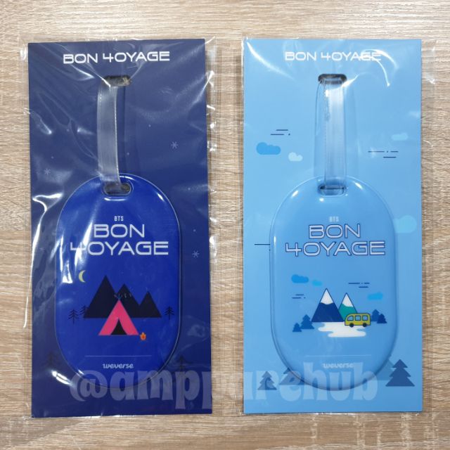 ที่ห้อยกระเป๋าเดินทาง BTS BON VOYAGE Season 4 Luggage Tag + Photocard 1 ea. บังทัน บวย