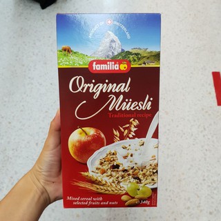 มูสลี สูตรดั้งเดิม Familia Swiss Muesli Original 340g.