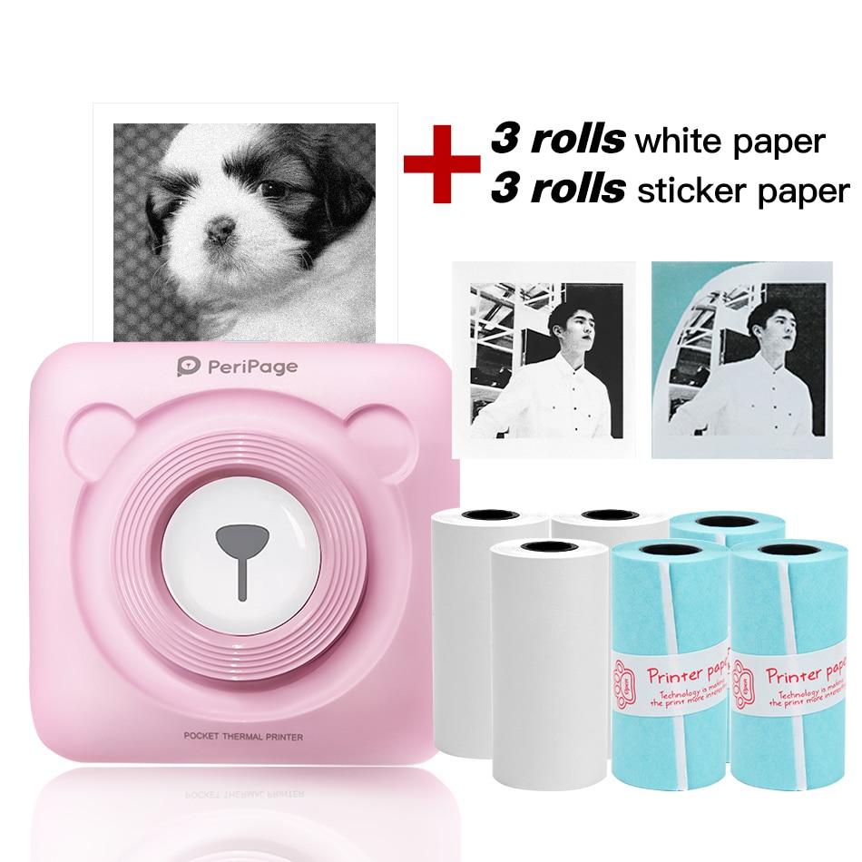 Please cod 58mm peripage photo pocket thermal printer mini portable