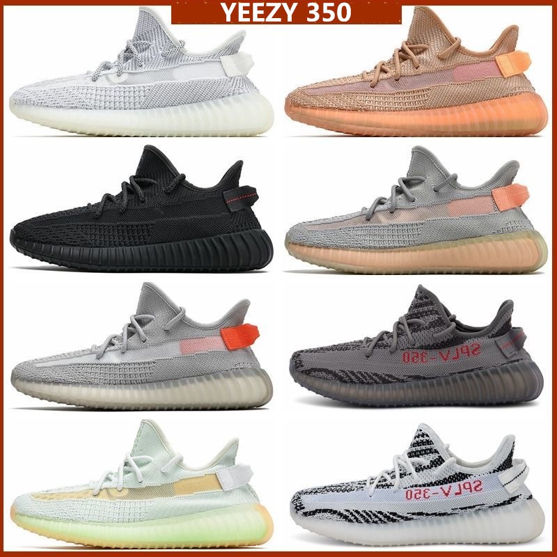 (newest) 8colour Adidas Yeezy 350 Boost 350 V2 Static Reflective Black