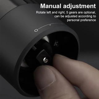 Huohou เครื่องบดพริกไทยเกลือไฟฟ้า 5 ระดับ มีไฟ LED 5 In 1 | Electric Pepper Salt Grinder with LED