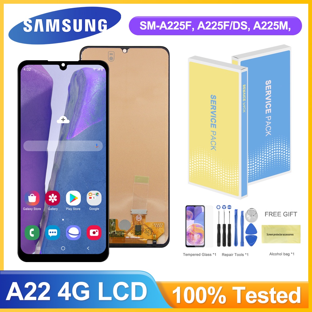 สําหรับ Samsung Galaxy A22 4G A225 A225F A225F/DS จอแสดงผล LCD Touch Screen Digitizer Assembly