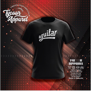 Aguilar AMP เสื้อยืด ผ้าฝ้าย 100% พิมพ์ลาย Baju Cetak Premium