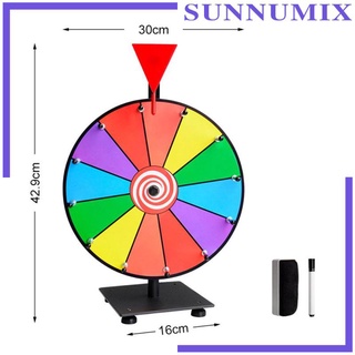 [Sunnimix] ล้อหมุน 12 นิ้ว 10 สี สําหรับโชว์สินค้า