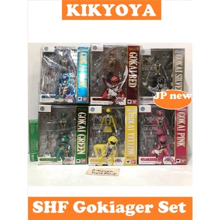 S.H. Figuarts  Kaizoku Sentai Gokaiger SET of 6 พร้อมพวงมาลัย ครบ 5 ชิ้น LOT japan JPNEW