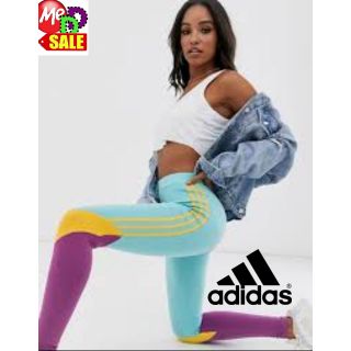 Adidas - ใหม่ กางเกงใส่ออกกำลังกายหรือลำลอง ADIDAS HIGH-WAISTED TIGHTS FN2908 Size #38/S(เอวจริง27-35"/สะโพก35-42")