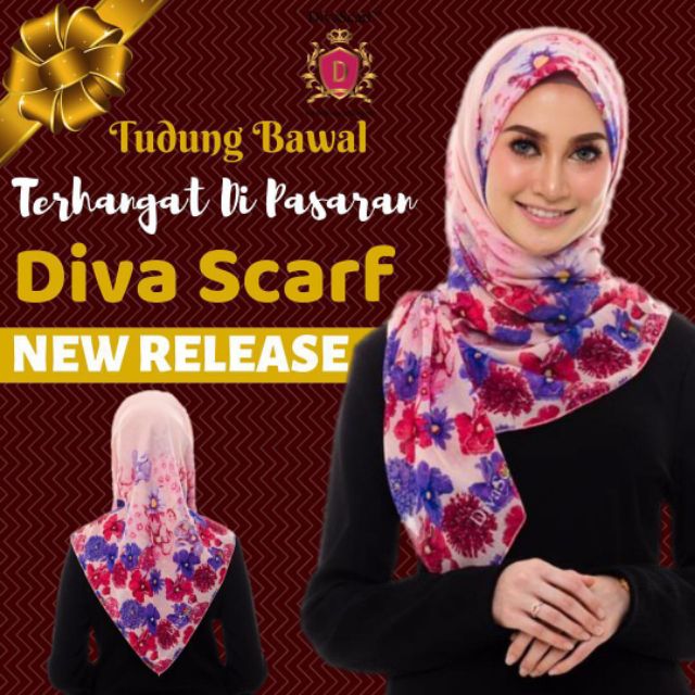 ผ้าพันคอ Diva - ดอกไม้ Divana / ผ้าพันคอ Bawaslu / ผ้าพันคอ