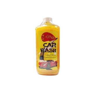 แชมพูล้างรถผสมแว็กซ์แซดวันสีส้ม ZONE Carwash Wax Shampoo