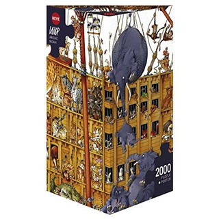 จิ๊กซอว์ 2000 pcs PUZZLE HEYE - ARCHE NOAH (Loup) Triangular Box + Poster