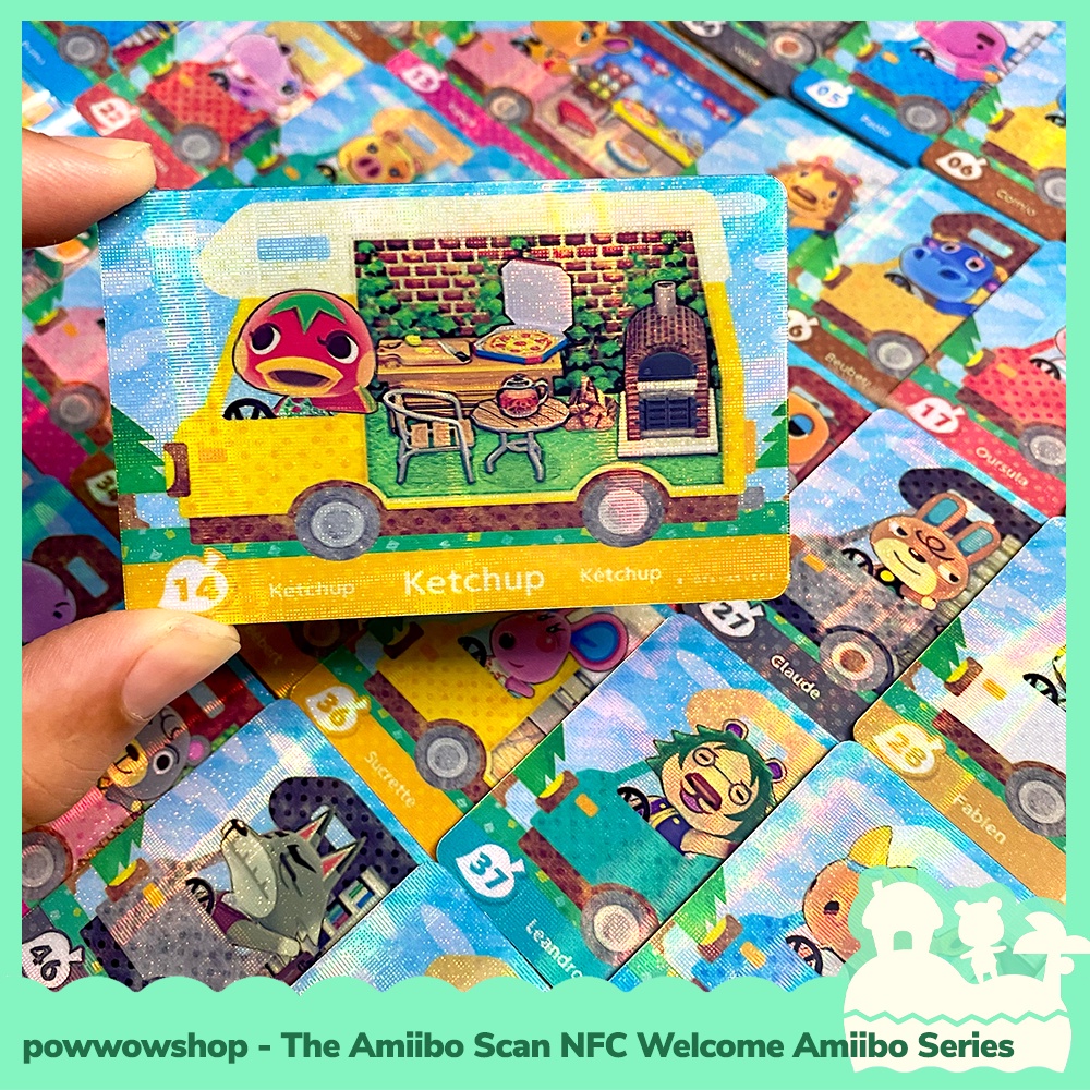 [ คลังสินค ้ าพร ้ อม VN - Express ] Amiibo Scan NFC Hologram Welcome Series Animal Crossing Horizons Nintendo Switch Card Accessories