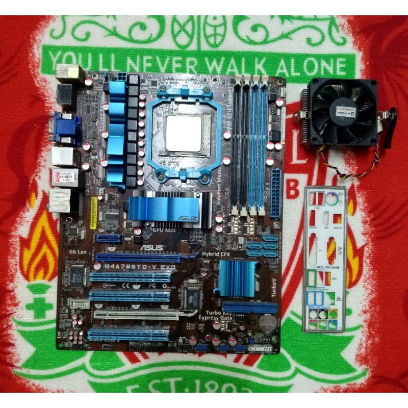 cpu amd Phenom ll x6 1050t + mb asus m4a785td-v evo socket am3