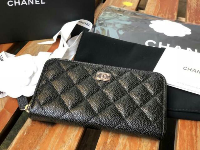 chanel medium zippy wallet