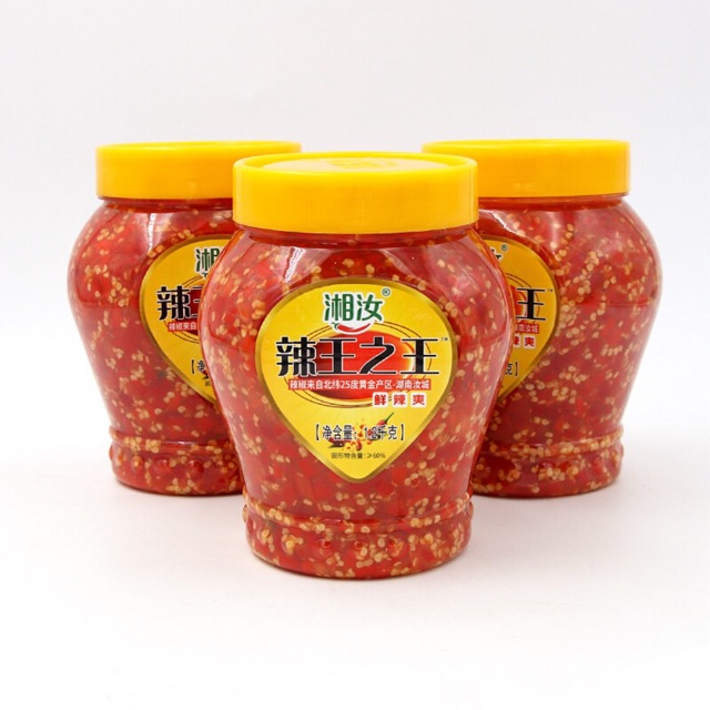 ซอสพริกกระเทียม พร้อมส่ง ( 湘汝 剁辣椒 ) มี2รส ขนาด1.2kg เครื่องปรุงรส ซอสพริก สำหรับปรุงอาหาร หรือทานกับข้าวเปล่าร้อนๆได้