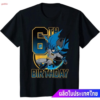 เสื้อยืดกีฬา Kids DC Comics Batman 6th Birthday Action Shot T-Shirt Sports T-shirt