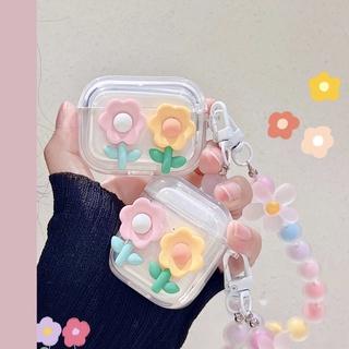 💕จัดส่งภายใน24ชั่วโม💕เคส Airpod Pro2 3 pro 1 2 ดอกไม้ การป้องกันการตก ซิลิโคนนิ่ม Soft Case Airpod gen3 2021 Airpod 1 2