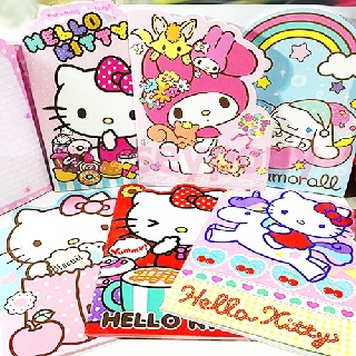 สมุดปกอ่อนไดคัท Sanrio ลิขสิทธิ์แท้ ด้านในมีลายสวย ถูก น่ารักสุด