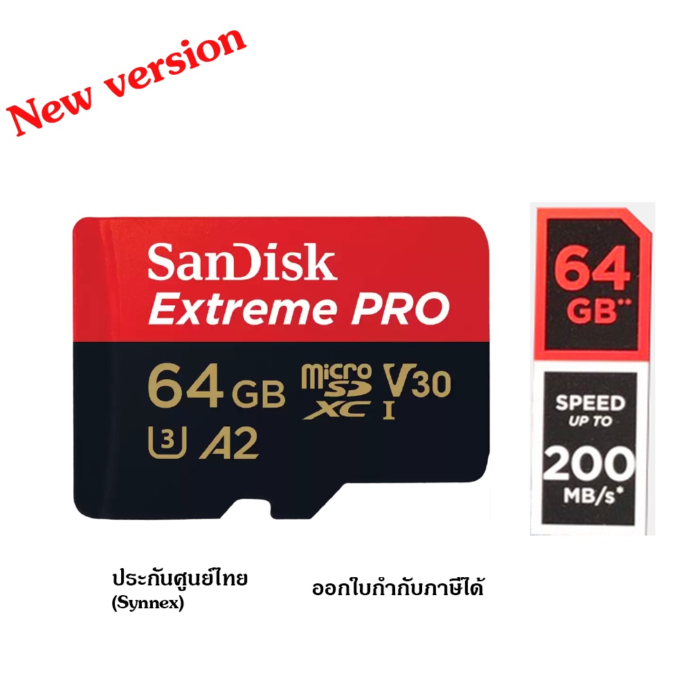 SanDisk Extreme PRO MicroSDXC UHS-I 64GB Card