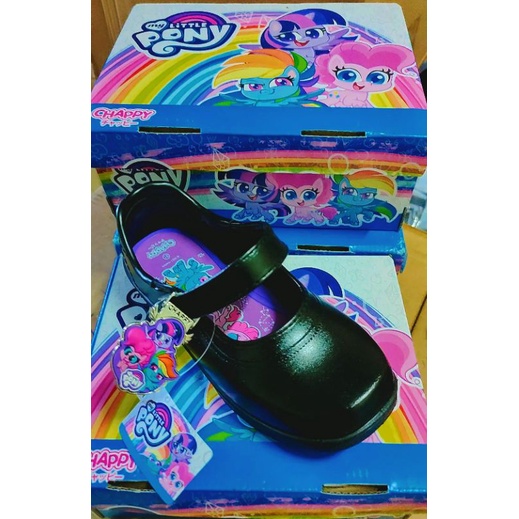 ⚡ถูกที่สุด⚡รองเท้านักเรียน รุ่นเหล็กล็อค ลายลิขสิทธิ์แท้Pony โพนี่ ยี่ห้อChappy