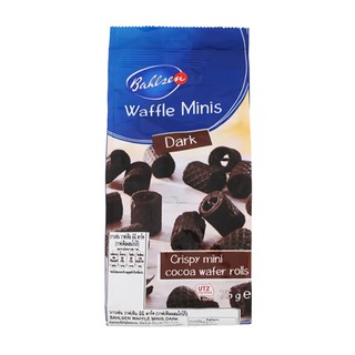 บาวเซ่นมินิดาร์กวาฟเฟิลผสมโกโก้ 75กรัม Baonsen Mini Dark Waffle with Cocoa 75g.