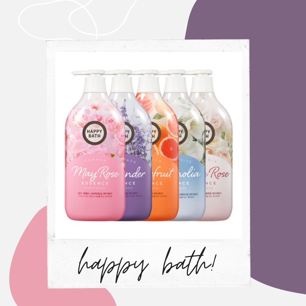 ♡ happy bath body wash 900ml