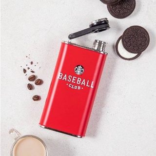 🎀【Pre-order】 2021 แก้วสตาร์บัคส์เกาหลี Starbucks Korea SS Stanley Baseball Flask Tumbler 237ml/ 8oz