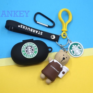 Sony WF-C700N / WF-C500 Case Bluetooth C500 C700N Headphone Protective Cover Silicone Soft Shell Cartoon Coffee Bear Pendant