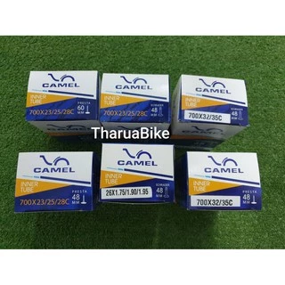 ยางในจักรยาน 700x23/25/28/32/35C 26x175-195 Camel จุ๊บ AVและFV