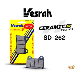 ผ้าเบรคหน้า Vesrah DUCATI (F) M795-796 / BMW R9T (SD-262)