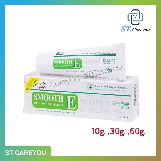 Smooth E cream plus white **ผลิต01/23** ขนาด 10g / 30g / 60g