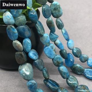 Apatite Bead อะพาไทต์ลูกปัดหินหลวมธรรมชาติ DIY กึ่งมีค่าผิดปกติอัญมณี Conformal