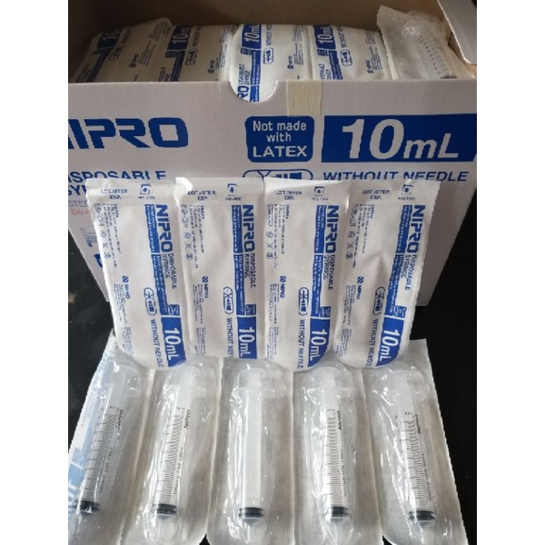 ไซริ้งขนาด10ml.(10อัน58บาท)