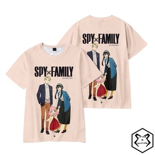 เสื้อยืดแขนสั้นลําลอง พิมพ์ลายกราฟฟิคอนิเมะ The Forger SPY x FAMILY ทรงหลวม ขนาดใหญ่ สําหรับผู้ชาย และผู้หญิง