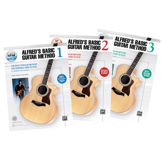 หนังสือเรียนกีตาร์ Alfreds Basic Guitar Method เล่ม 1-3