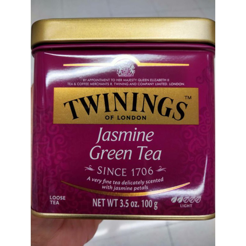 Twinings Jasmine Green Tea  ใบชาเขียว กลิ่น มะลิ  100  กรัม ราคาสุดฟิน