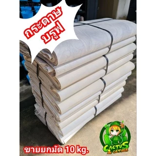 ยกมัด10kg.‼️ ถูกและดี กระดาษบรูฟ สำหรับห่อสินค้าต้นไม้ ผลไม้ จานชามเซรามิก อื่นๆ ขนาด80×55cm.(มีลาย)